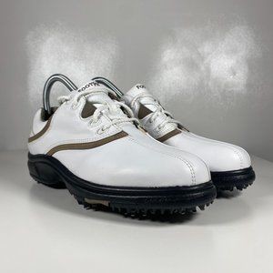 FootJoy Mens Shoes Golf SoftJoys Extra Comfort 98315C Leather White Sz 6.5